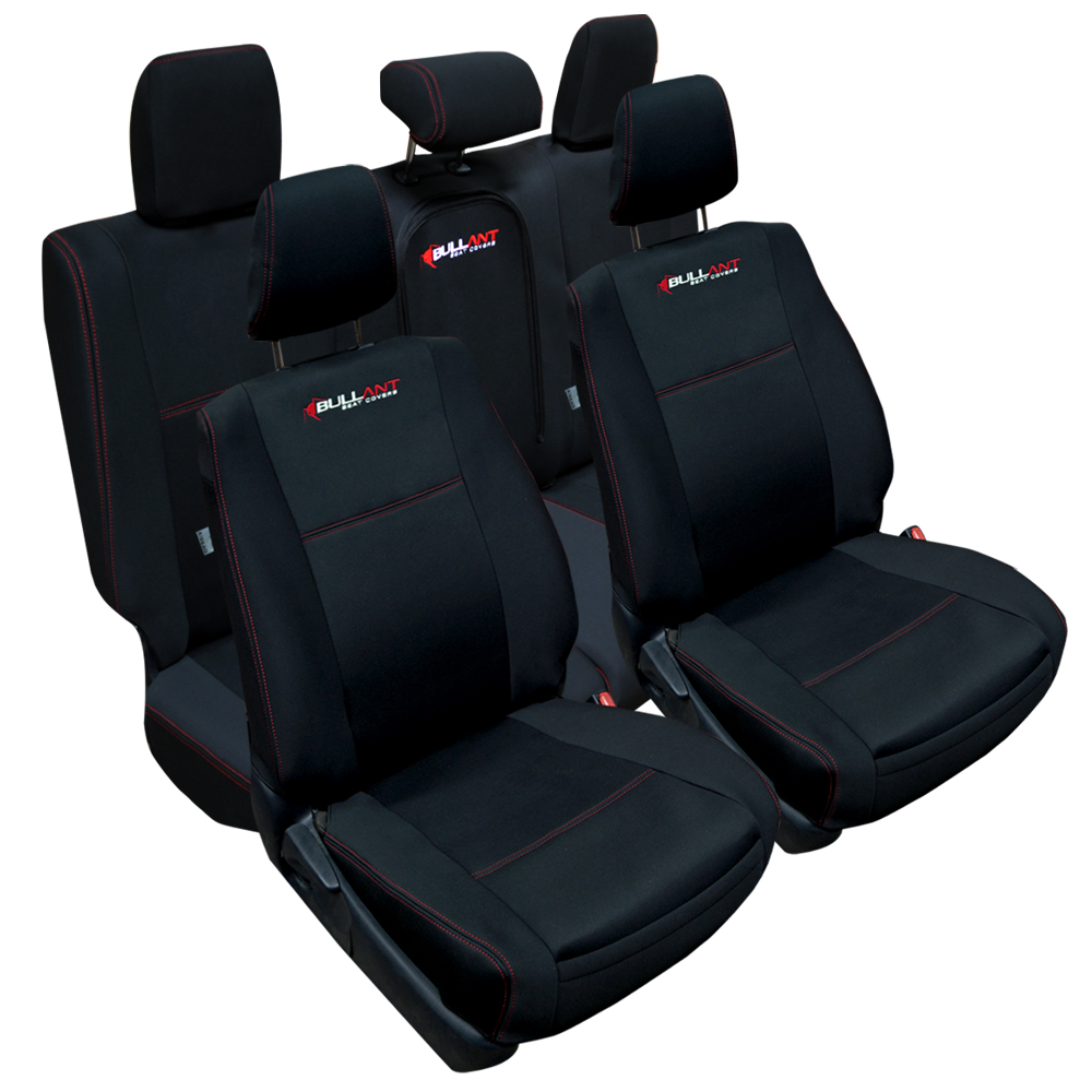 Premium Neoprene Full Set of Seat Covers Suit Toyota Hilux 8th Gen AN120 130 Sept 2015 Onwards