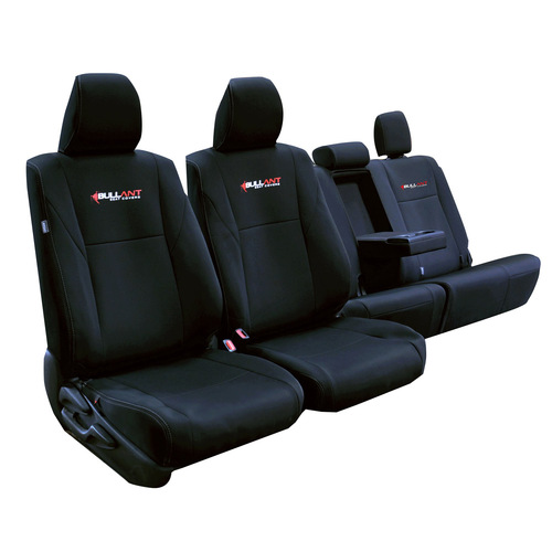 Neoprene Front and Rear Seat Covers (Full Set) suits Mazda BT-50 UP (Aug 2011 to Sept 2015)