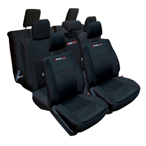 Premium Neoprene Front, Rear and Third Row Seat Covers (Full Set) Suit Toyota Landcruiser 200 Series (Nov 2007 - Nov 2021)