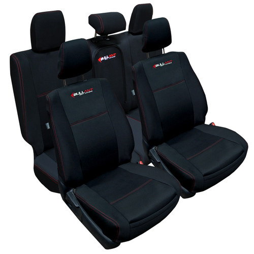 Premium Neoprene Full Set of Seat Covers Suit Toyota Landcruiser 79 Series (Oct 1999 Onwards)